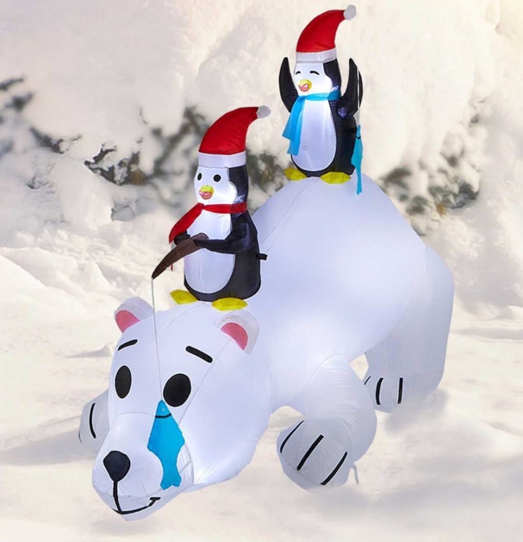 Inflatable Polar Bear & Friends