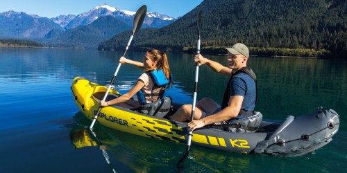 Intex Inflatable 2-Person Kayak from $87.97 Shipped on Amazon (Reg. $170) | Includes Oars & Air Pump