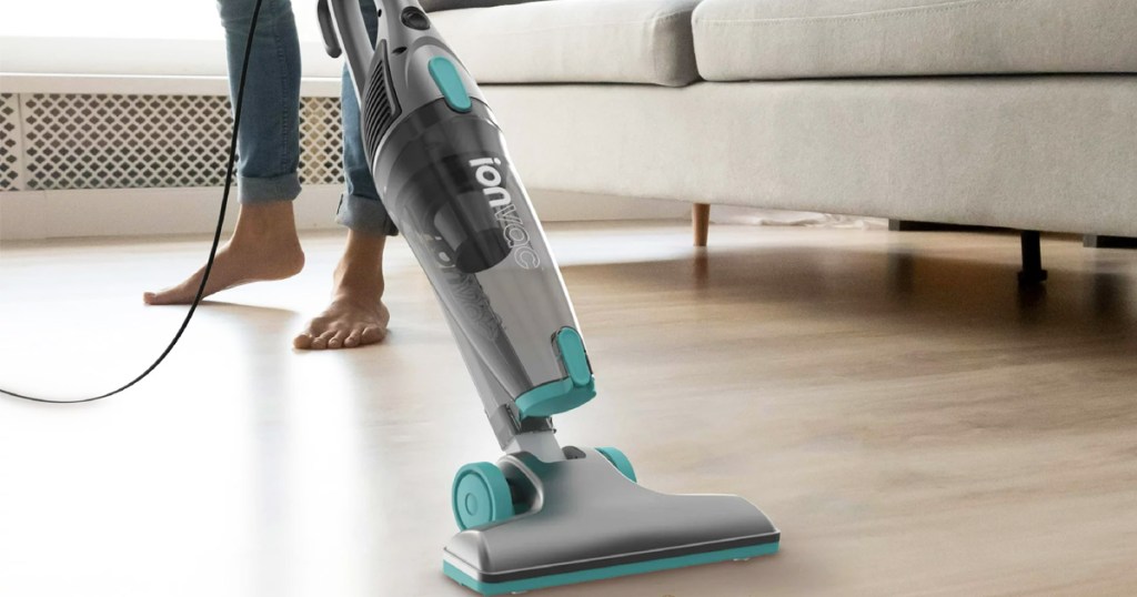 using stick vacuum on hardwood floors