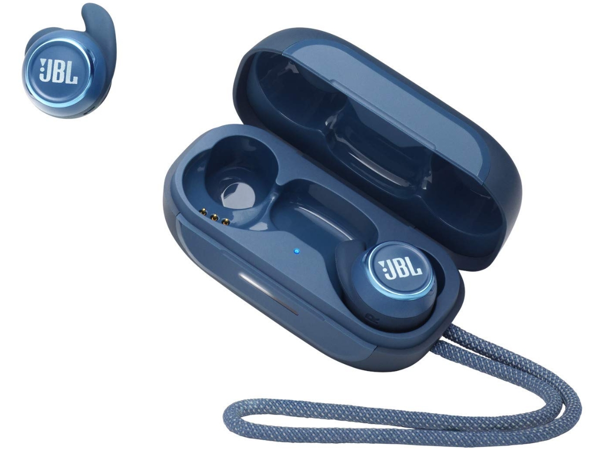 JBL Reflect Mini True Wireless Noise Cancelling In-Ear Earbuds in Blue