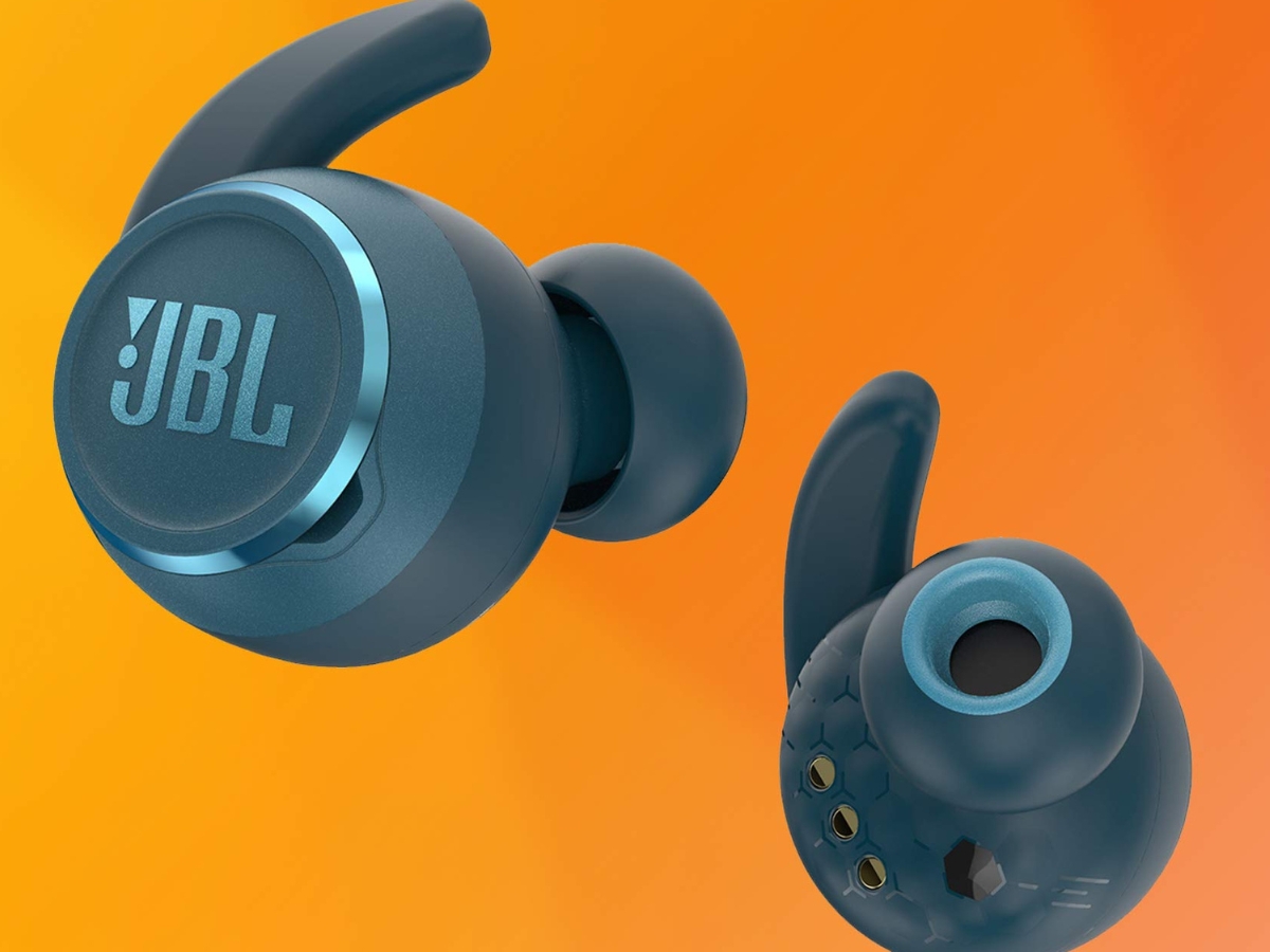 JBL Reflect Mini True Wireless Noise Cancelling In-Ear Earbuds in Blue