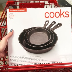Cooks Cast Iron Pan Set Only $9.99 After JCPenney Rebate (Regularly $50) | Great Gift Idea