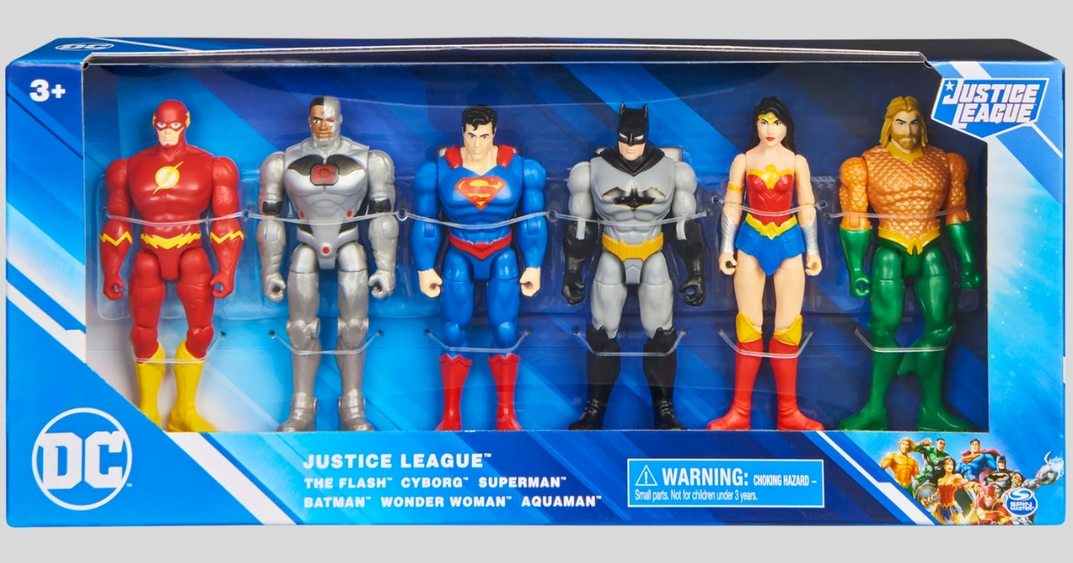 DC Justice League Action Figures 6-Pack Only $25 on  (Great Gift  Idea) | Hip2Save