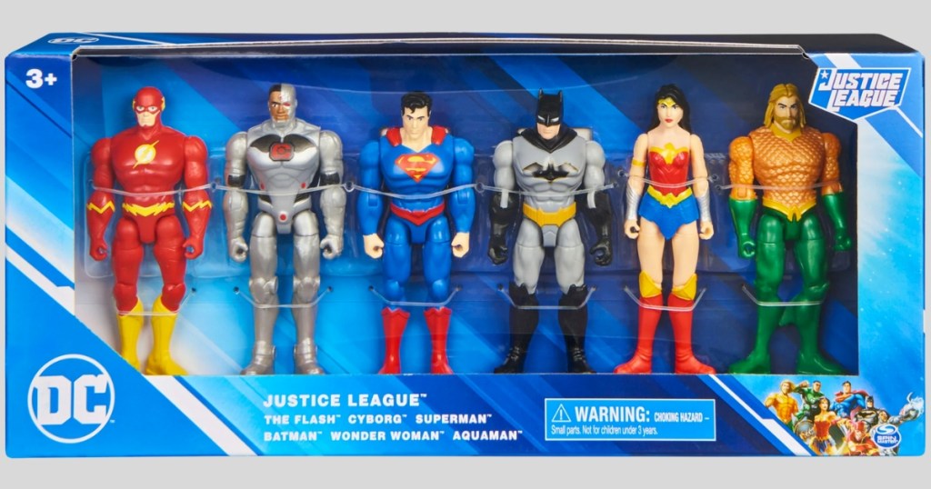 DC Comics Justice League 4" Action Figures 6-Pack