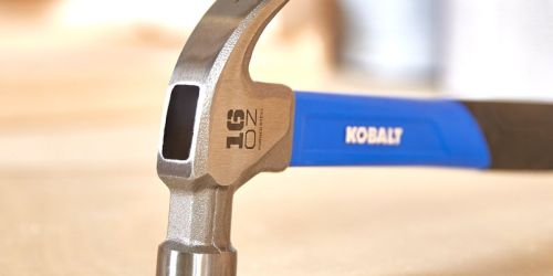 Kobalt Fiberglass Claw Hammer Only $5.98 on Lowes.com (Regularly $10) | Unique Stocking Stuffer Idea