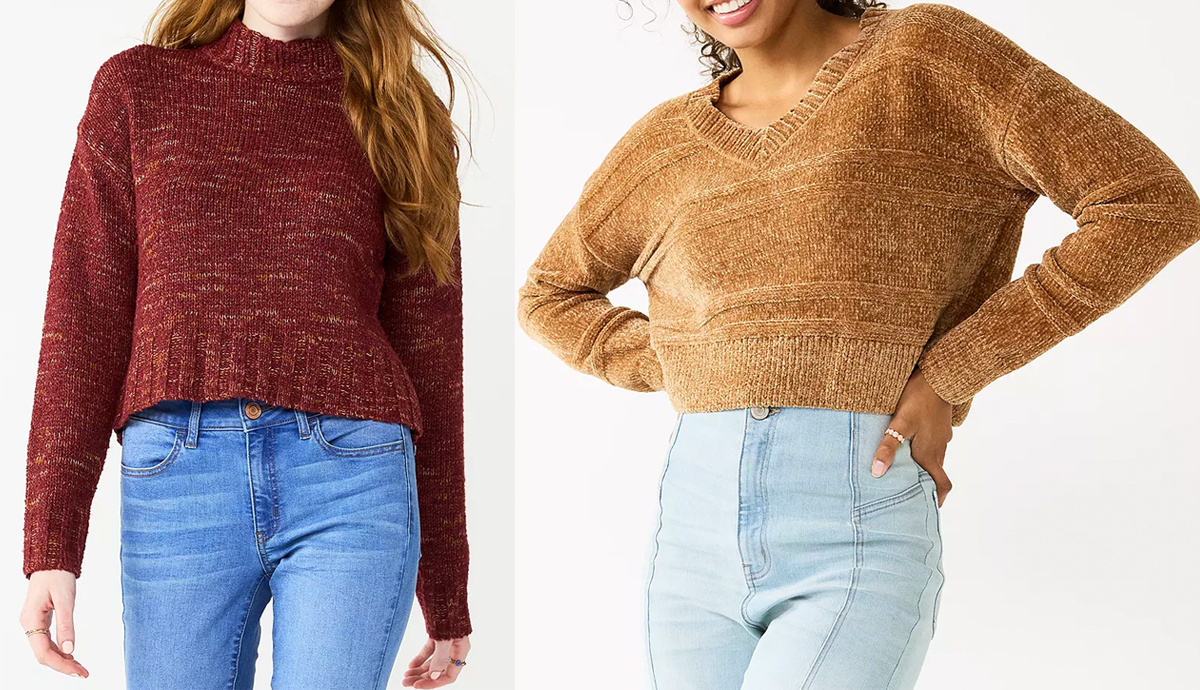 kohls sweaters womens