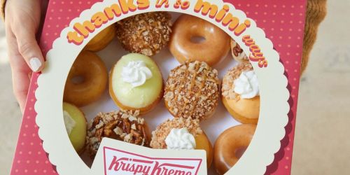Best Krispy Kreme Coupons | Buy Mini Pie 16-Count Doughnuts, Get Original Glazed Dozen for $1
