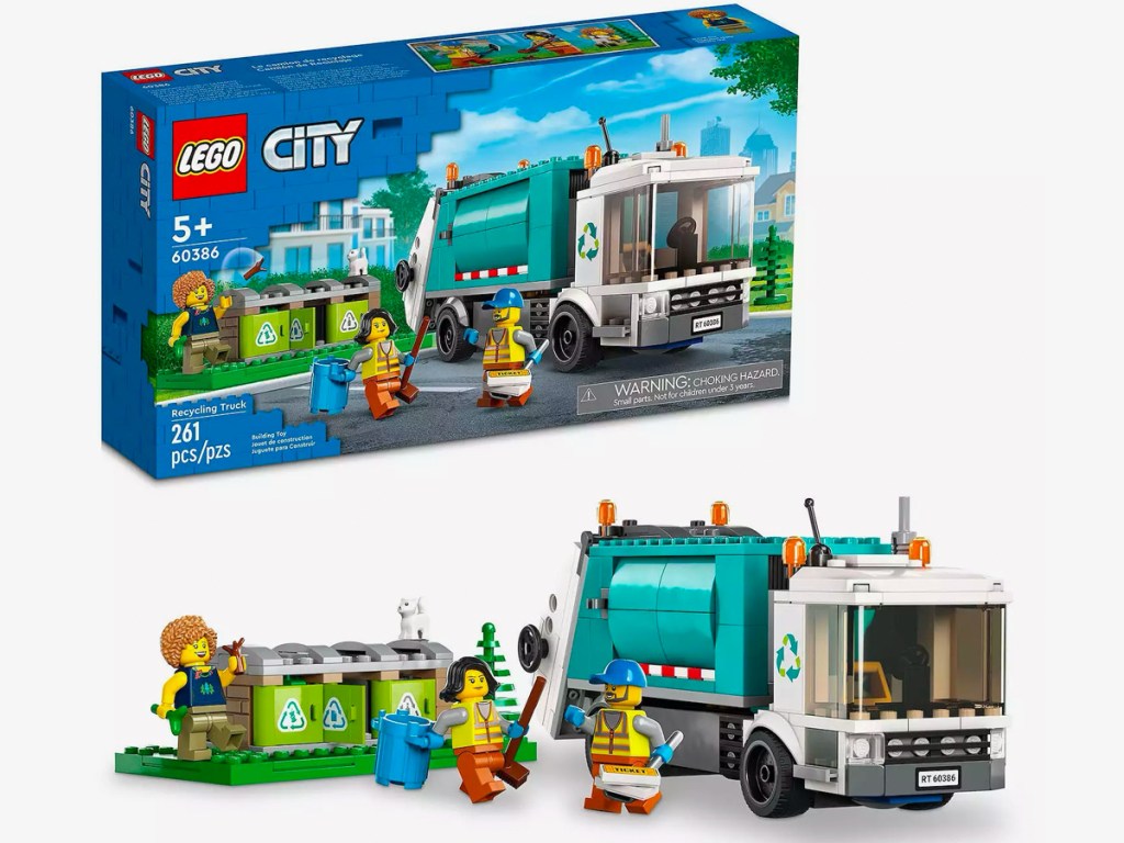 LEGO City Recycling Truck 261-Piece Building Toy Set