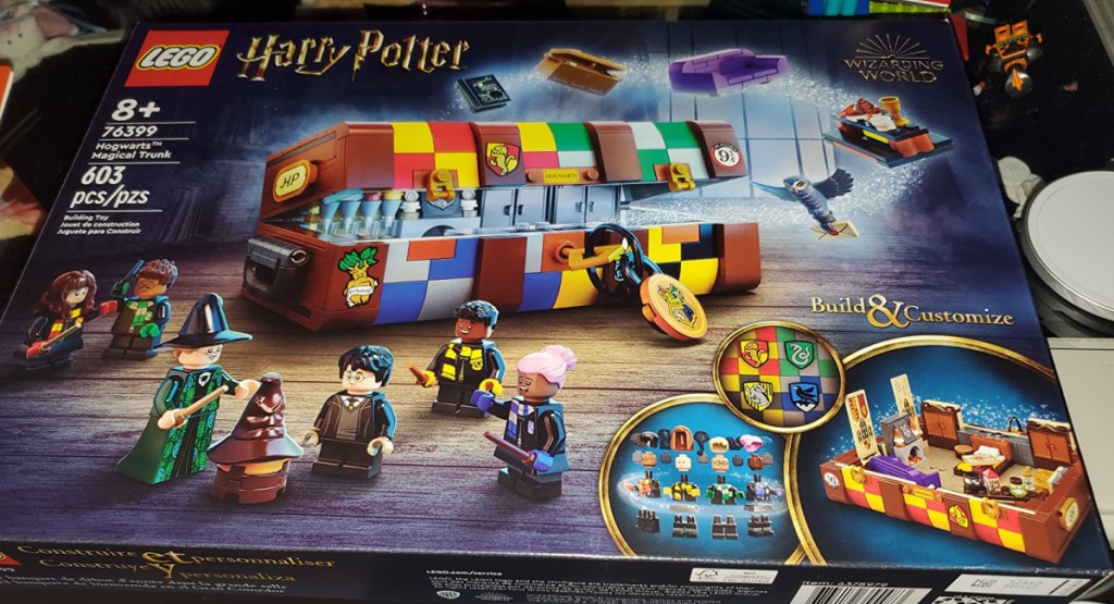 LEGO Harry Potter Hogwarts Magical Trunk in its box