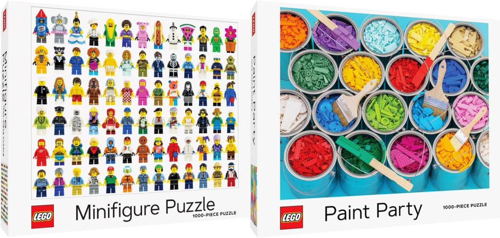 two lego jigsaw puzzles
