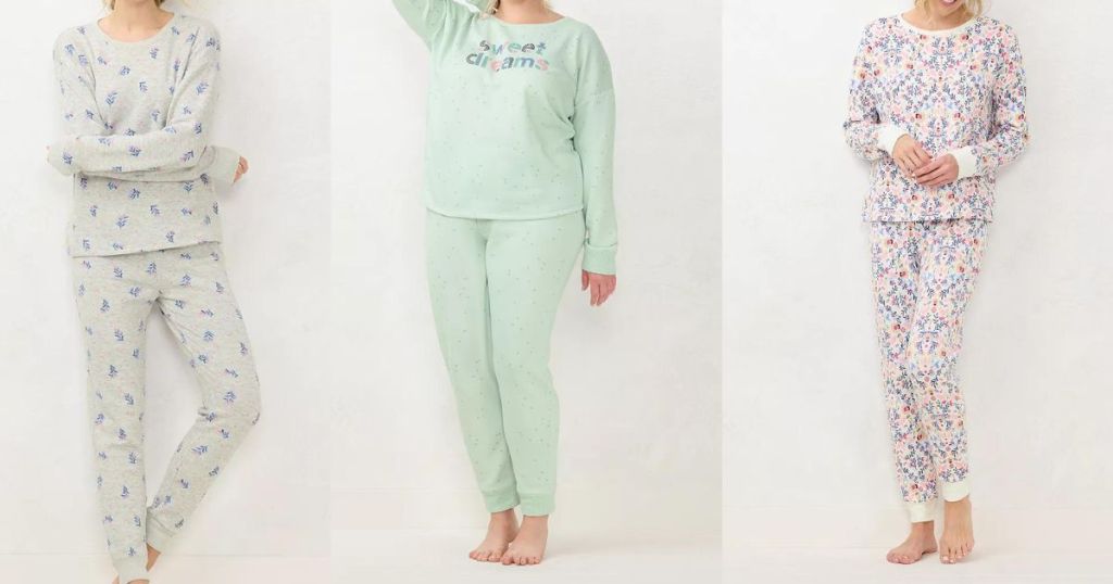 Kohl's LC Lauren Conrad Women's Cozy Pajama Sets Only $9.56 (Reg