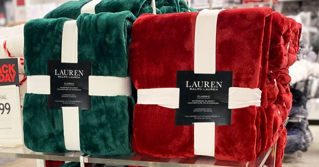 Ralph Lauren Micromink Blanket in ANY Size Just .99 on Macys.com (Reg. ) – 1,750 5-Star Reviews!