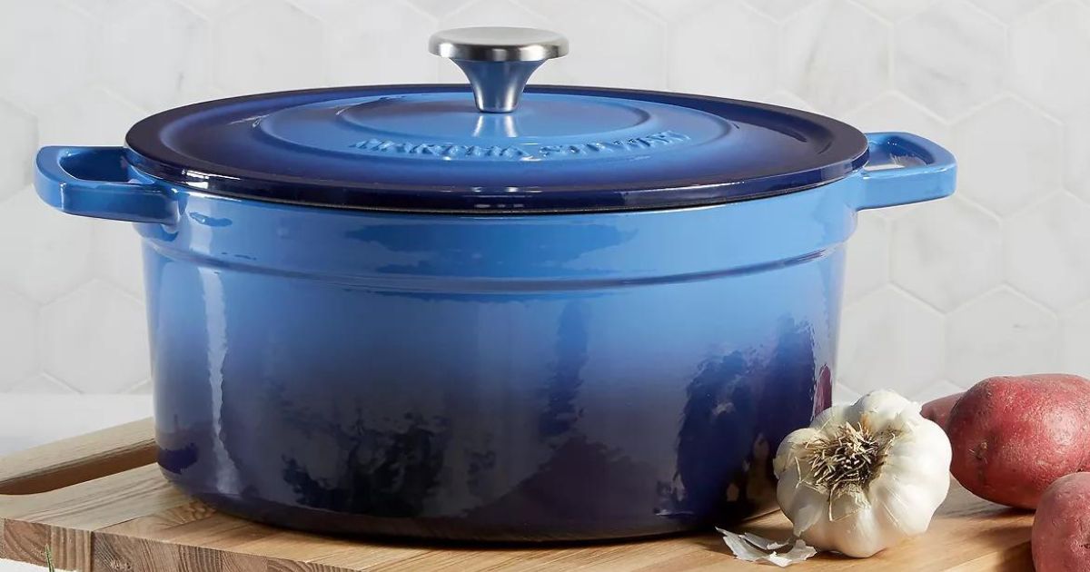 Martha Stewart Collection 2-Qt. Enameled Cast Iron Heart Dutch Oven $29.99  (Retail $99.99) - My DFW Mommy