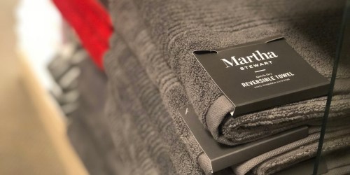Martha Stewart Quick Dry Reversible Bath Towels Only $4.80 on Macys.com (Regularly $16)