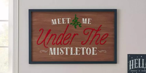 Target Christmas Decorations | Oversized Wooden Signs Just $21 (Regularly $30) + More