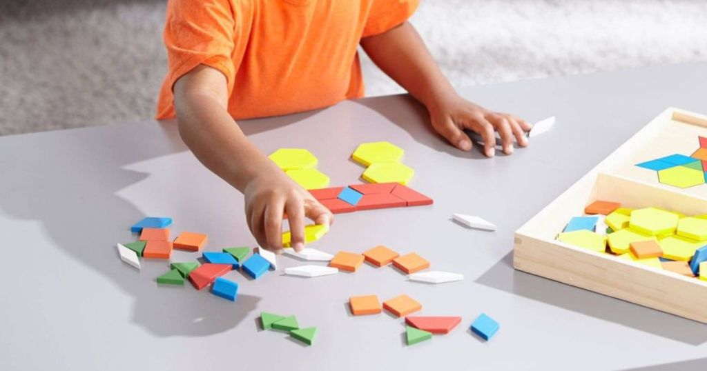 Melissa & Doug Pattern Blocks 