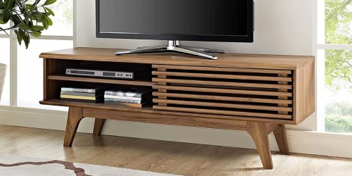 Mid-Century Modern TV Console Only $129.80 Shipped on Amazon (Regularly $272)