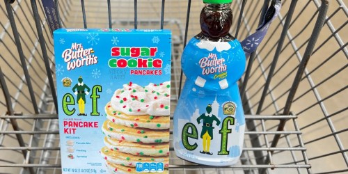 Mrs. Butterworth’s Elf-Themed Sugar Cookie Pancake Mix & Syrup Now Available