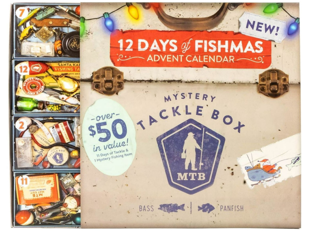 Mystery Tackle Box Advent Calendar Only $24 98 at Walmart ($50 Value