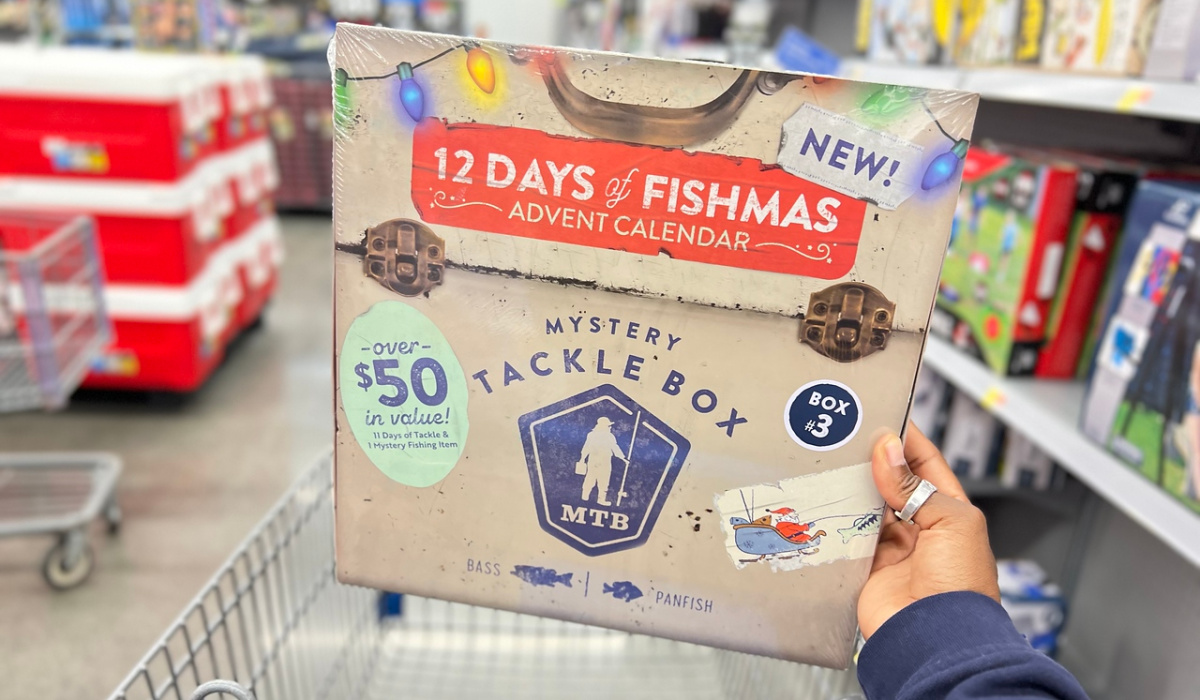 Mystery Tackle Box Advent Calendar Only 24.98 at Walmart (50 Value