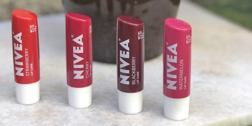 Nivea Lip Balm 4-Pack Just $6 Shipped for Amazon Prime Members
