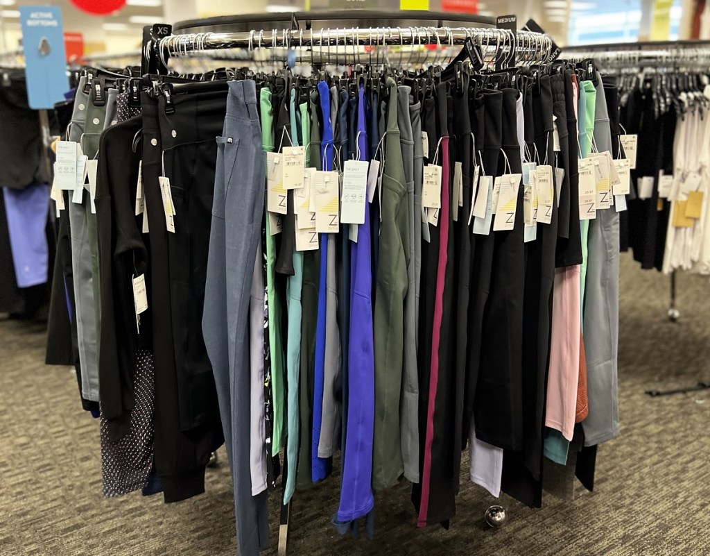 display of pants at nordstrom rack