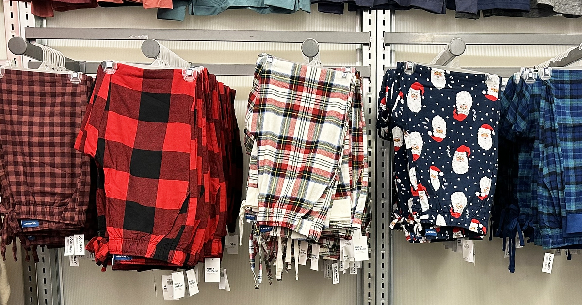 Old Navy Pajama Pants ONLY $5 Tomorrow (+ Save 50% Off All Jammies Today Online!)