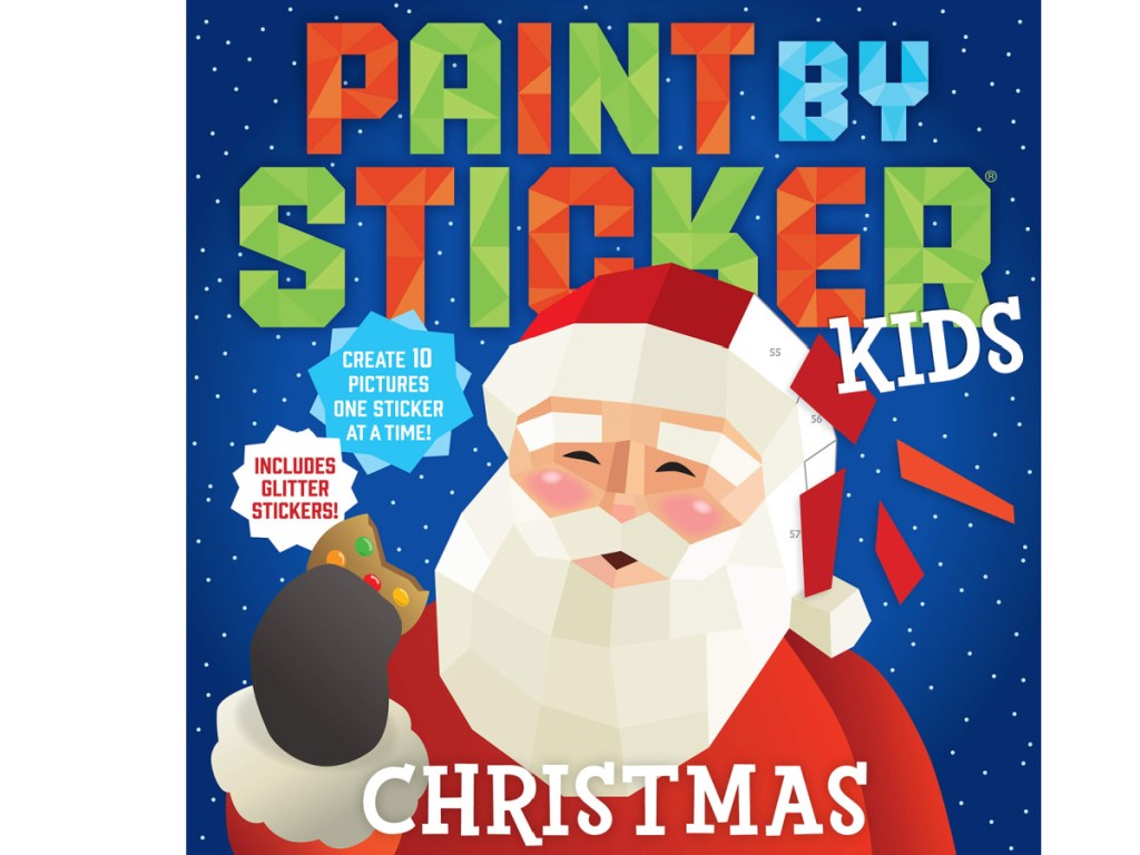Paint by Sticker Kids Christmas Book