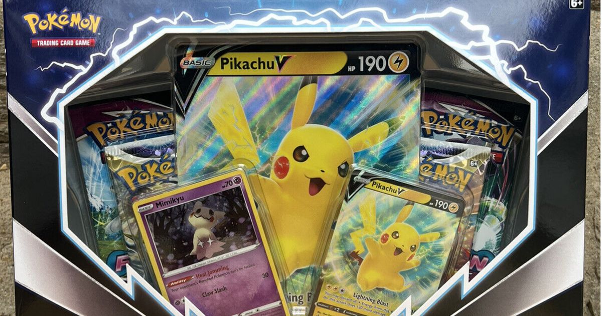 Pikachu V Box Pokemon Trading Card Game Only .99 on Target.com (Regularly )