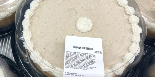 Costco Pumpkin Cheesecake is BACK – Only $17.99!
