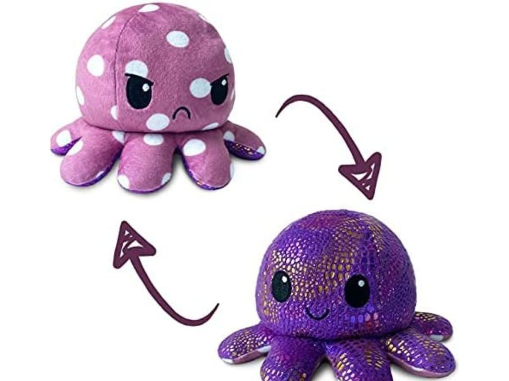 2 purple reversible plus octopi 