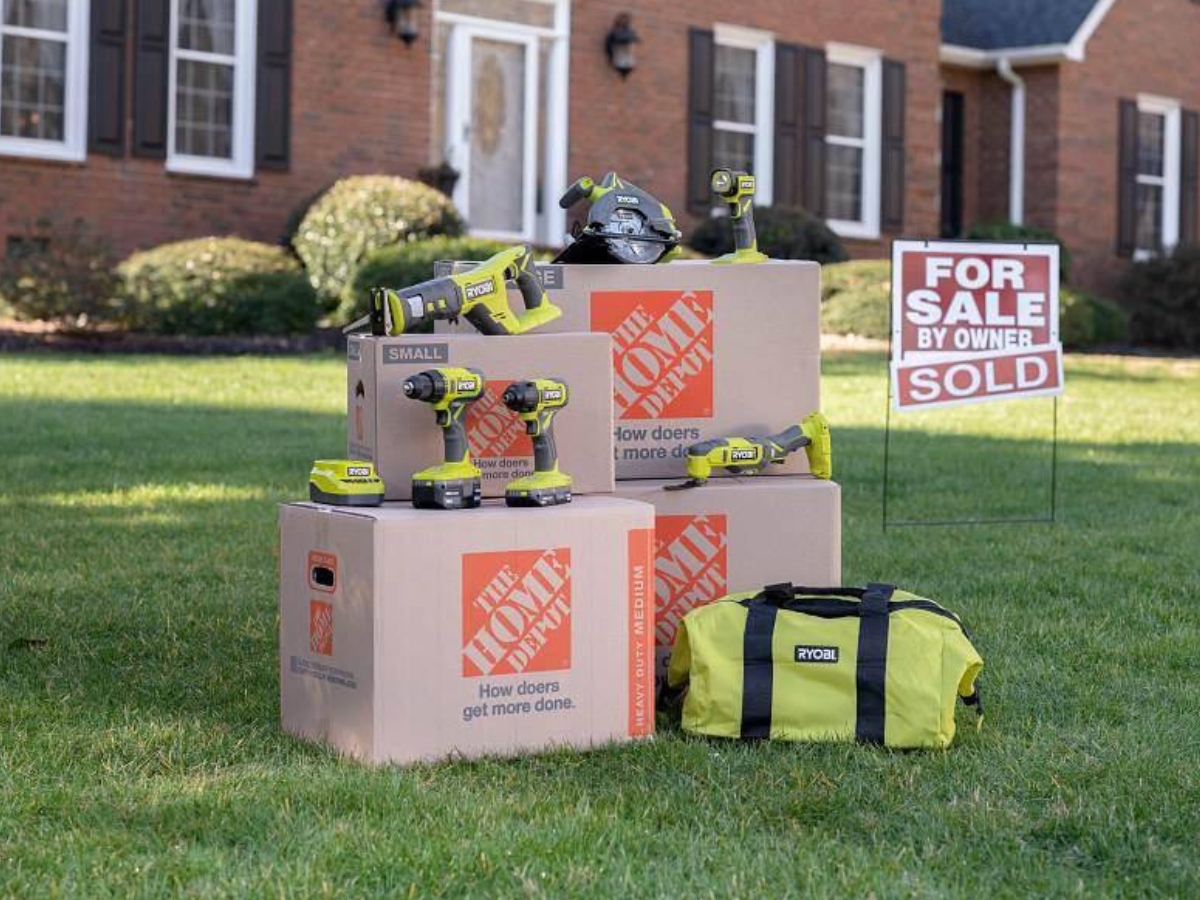 RYOBI Tools Set Just 199 Shipped On HomeDepot Com Regularly 318   RYOBI ONE 18V Cordless 6 Tool Combo Kit 