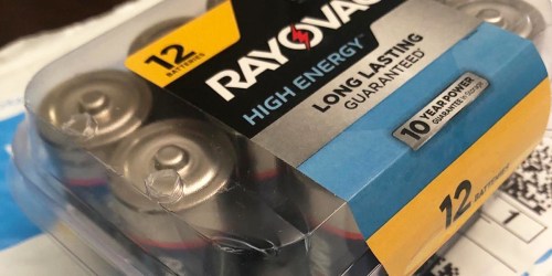 Rayovac D Batteries 12-Pack Only $9.84 Shipped on Amazon