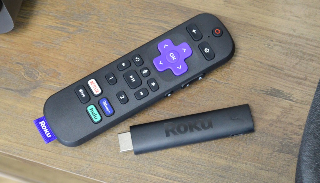 Roku stick and remote