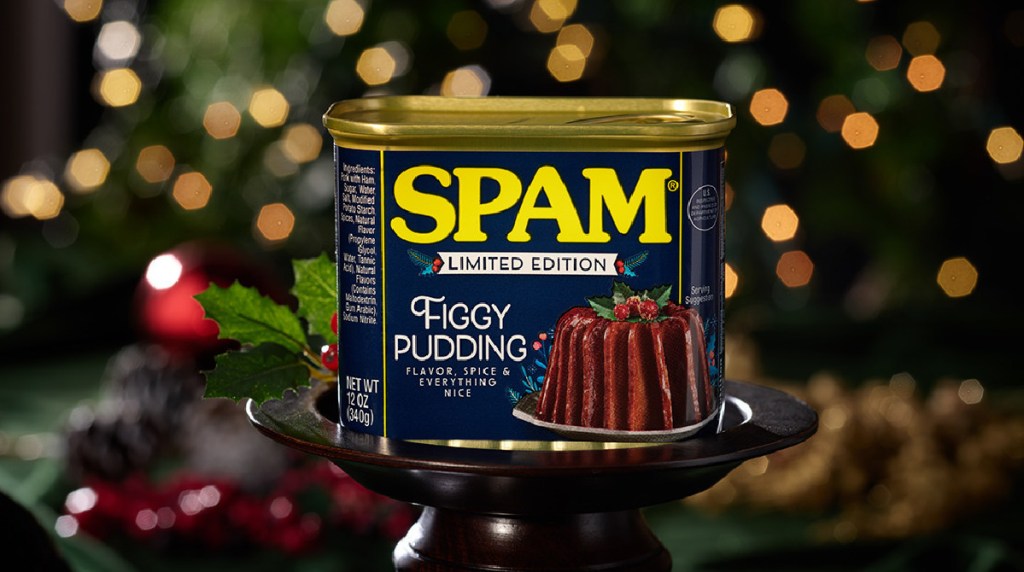 SPAM Figgy Pudding Container