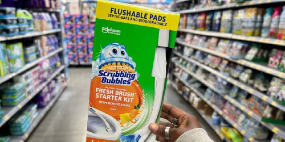 Scrubbing Bubbles Toilet Bowl Cleaner Starter Kit Only $4 Shipped for Amazon Prime Members