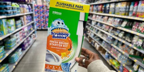 Scrubbing Bubbles Toilet Bowl Cleaner Brush Starter Kit Only $13 Shipped on Amazon (Reg. $21)