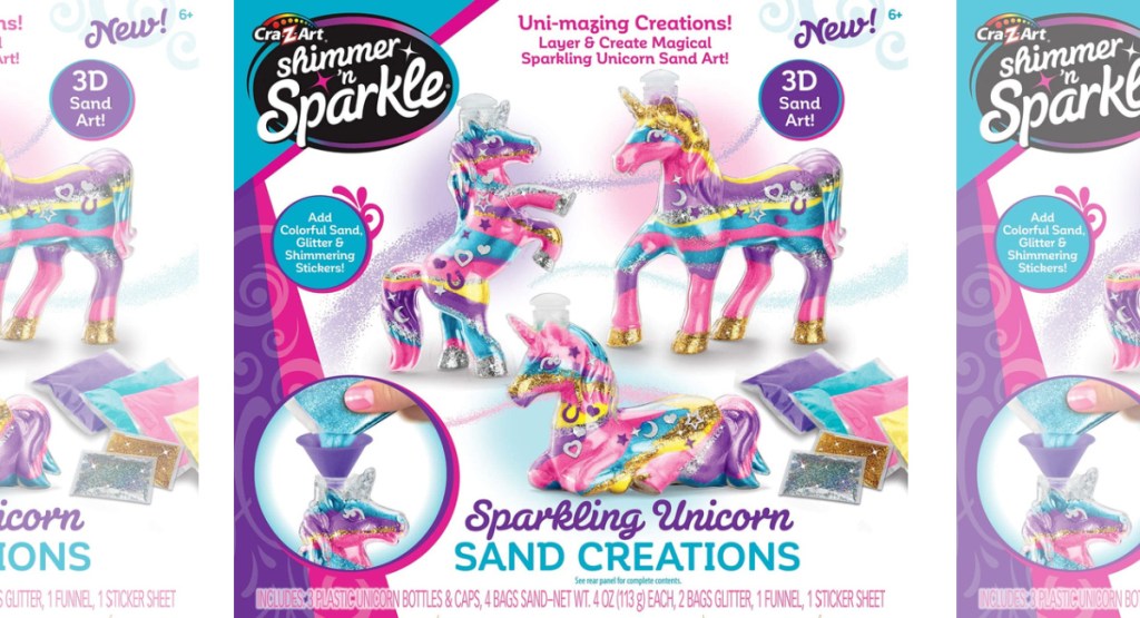 Shimmer ’n Sparkle Sparkling Unicorn Sand Art Creations Activity Kit 