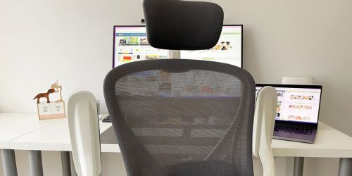 Ergonomic Office Chair Only $99.99 Shipped on Amazon | Adjustable & Breathable w/ Lumbar Support