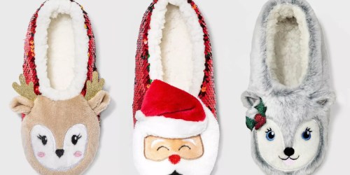 Cozy Slipper Socks from $6 at Target | Includes Fun & Festive Christmas Styles