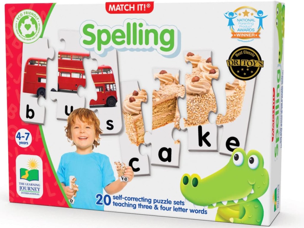 The Learning Journey 20 Piece Self-Correcting Spelling Puzzle
