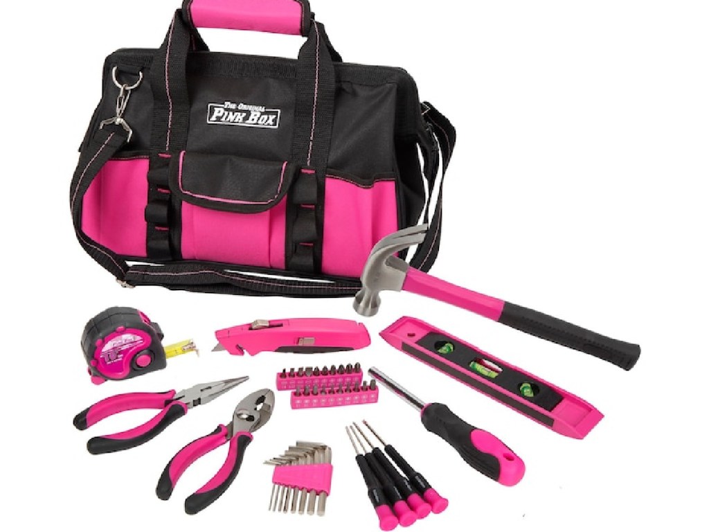Blue Ridge Tools 40pc Household Tool Pink