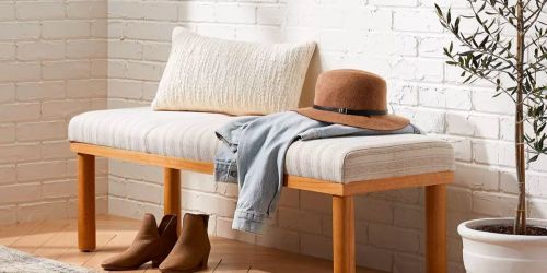 Up to 30% Off Target Furniture Sale | Tufted Bench Only $120 Shipped (Regularly $160) + More