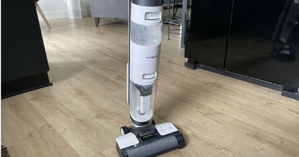 Tineco iFloor 3 Vacuum Mop on wood laminate flooring