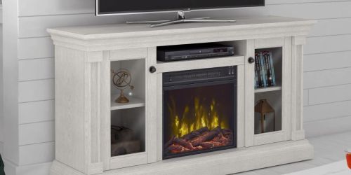 Fireplace TV Stand w/ Shelves Only $198.98 Shipped on Walmart.com (Regularly $539)