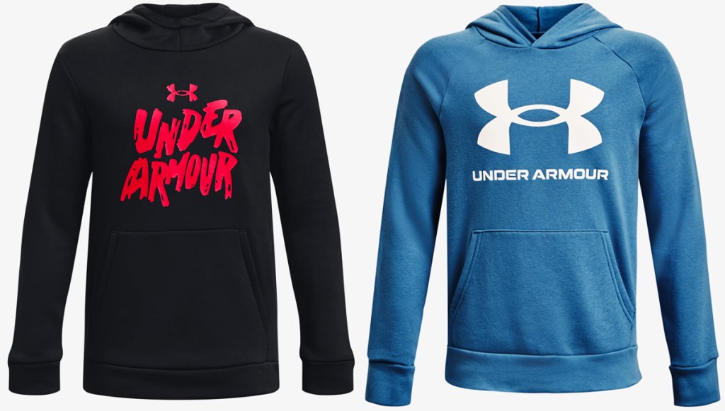 two under armour boys hoodies