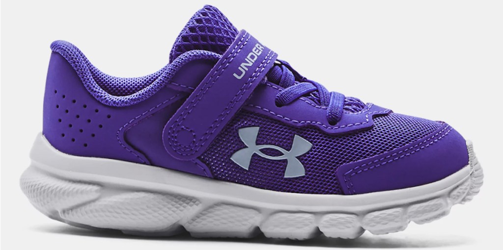 purple under armour shoe