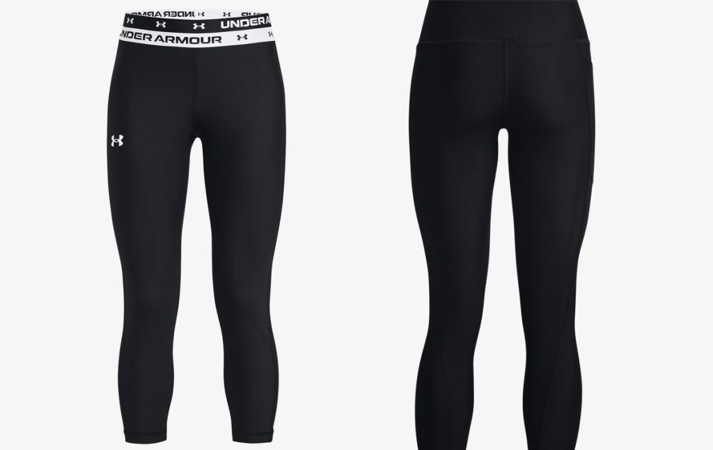 two under armour leggings