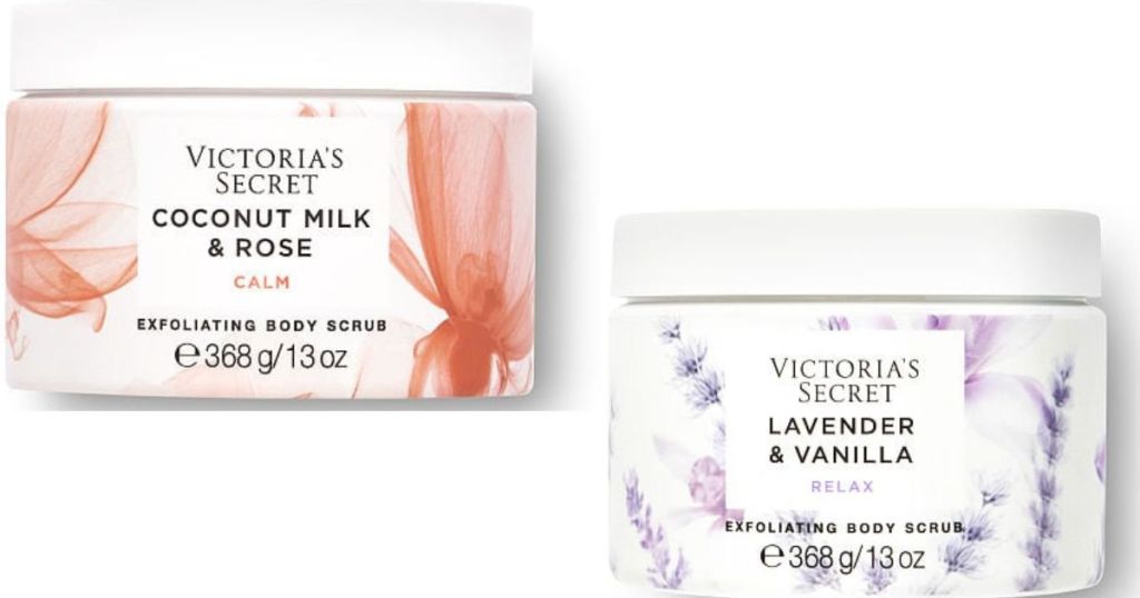 Two jars of Victoria's Secret body scrub