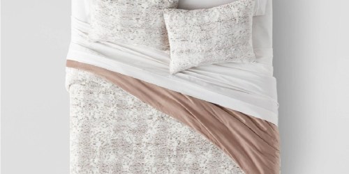 Target Bedding Cyber Monday Deals | Faux Fur Comforter Set Only $39 Shipped + More